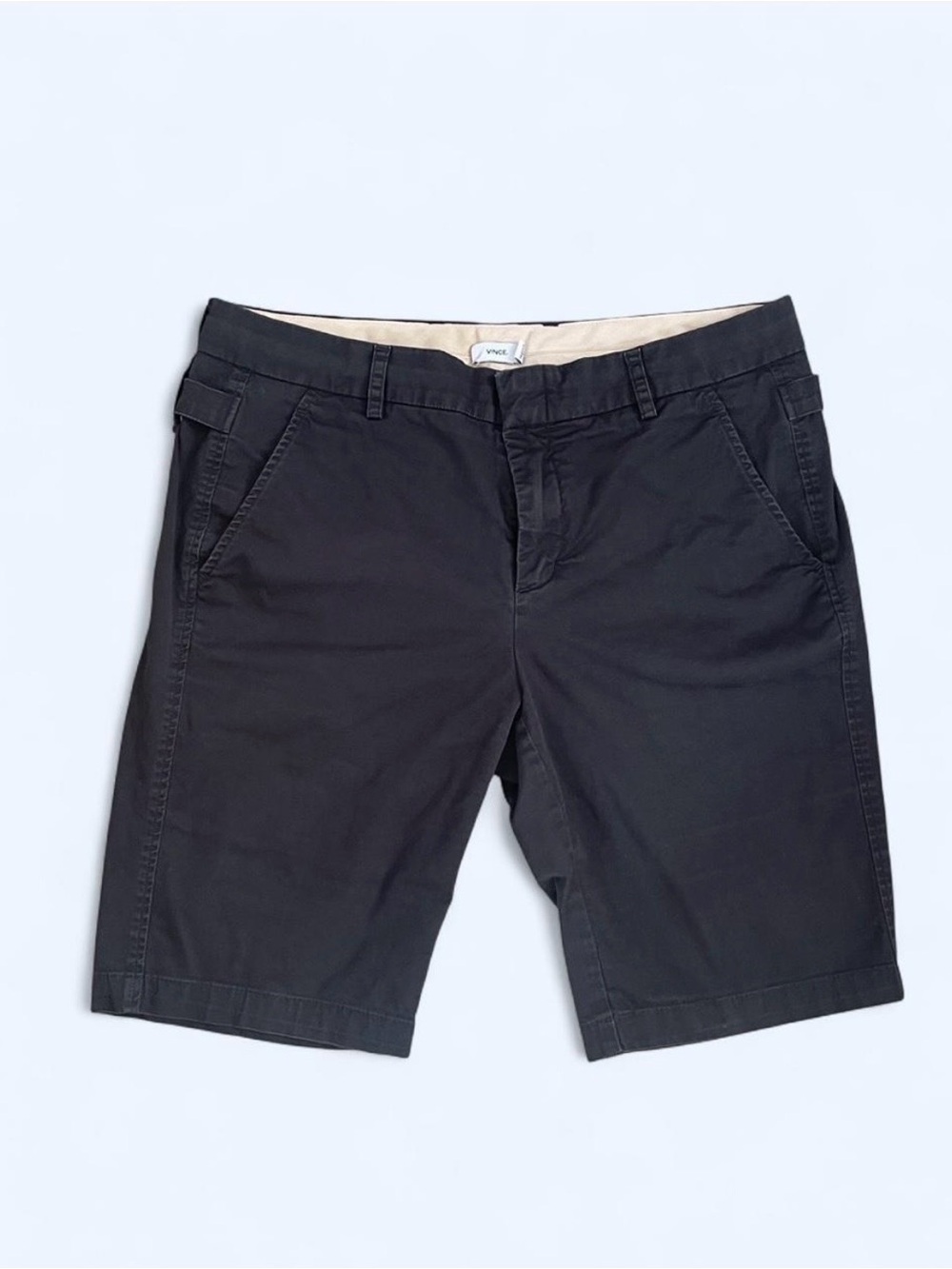 Vince Black Bermuda shorts classic minimalist capsule wardrobe resort vacation
